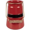 Jarra de leche decorativa Clayre & Eef 6Y5903 12x10x16 cm Rojo-Negro