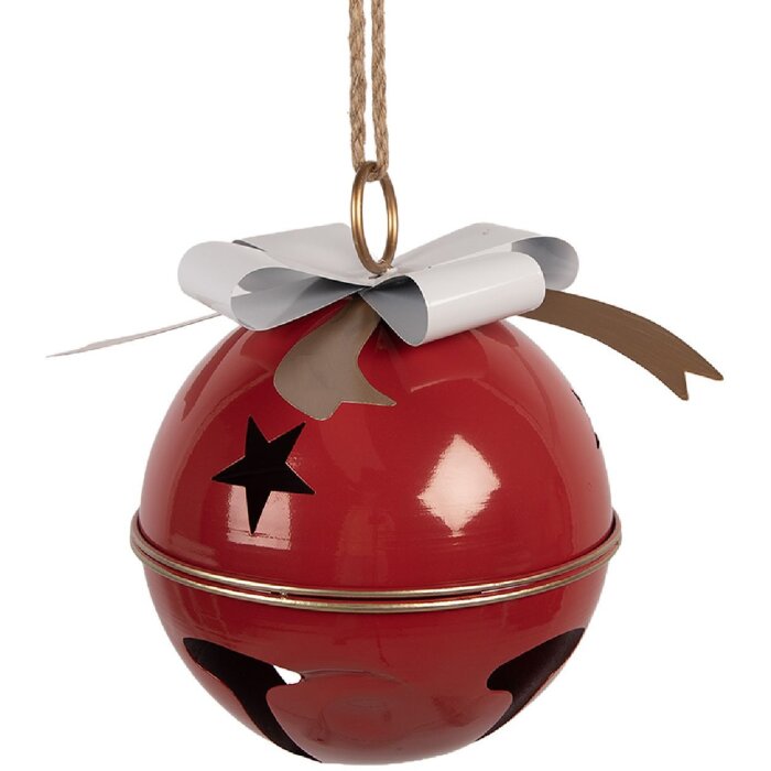 Clayre & Eef 6Y5905 Decoración Campana Ø 25x30 cm Estilo Rústico