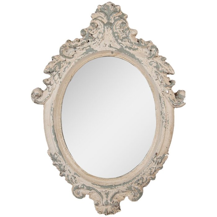 Espejo de pared Clayre & Eef 46x3x64 cm Beige Gris