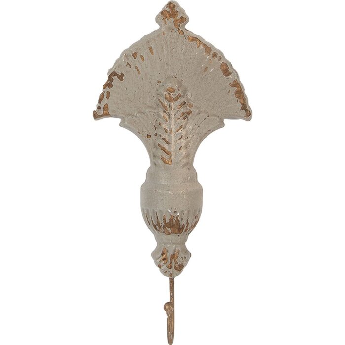 Ganchos para pared Clayre & Eef 6Y5983 16x4x33 cm Beige-Braun