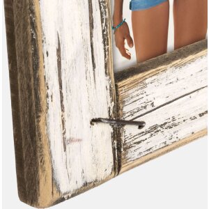 Marco de fotos ZEP Horn Madera Blanco Vintage 13x18 cm o 15x20 cm