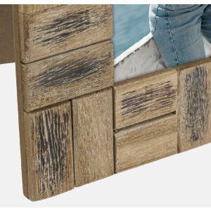 Marco de fotos de madera ZEP Stocccarda Vintage marrón 13x18 cm 15x20 cm