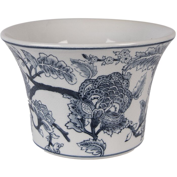 Clayre & Eef 6CE2387 Decoración Maceta Ø 22x15 cm