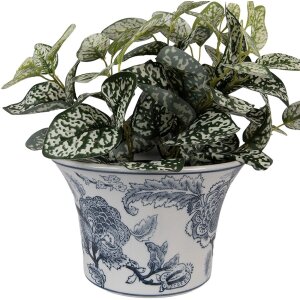 Clayre & Eef 6CE2387 Decoración Maceta Ø 22x15 cm