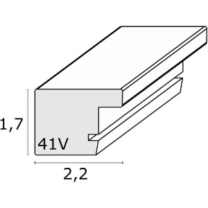 Marco doble Deknudt S41VH2 Negro 2x10x15 cm Vidrio transparente
