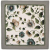 Servilletas de tela Clayre & Eef GTB43 6 unidades 40x40 cm algodón beige verde floral