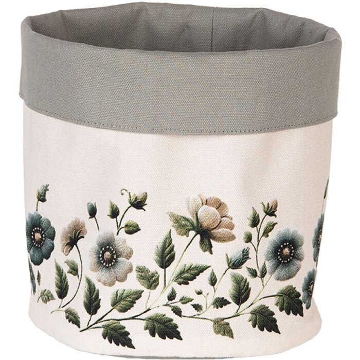 Cestillo para pan Clayre & Eef GTB50 Ø 15x16 cm Beige-Verde