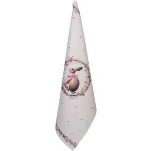 Toalla de cocina Clayre & Eef EWC42 50x70 cm Beige-Braun