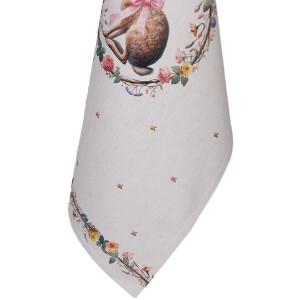 Toalla de cocina Clayre & Eef EWC42 50x70 cm Beige-Braun