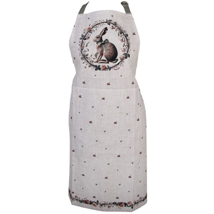 Delantal Clayre & Eef NLE41 70x85 cm Beige-Braun