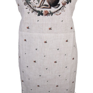 Delantal Clayre & Eef NLE41 70x85 cm Beige-Braun