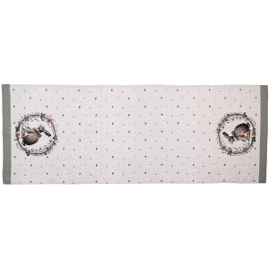 Estola de mesa Clayre & Eef NLE64 50x140 cm beige con...