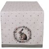 Estola de mesa Clayre & Eef NLE64 50x140 cm beige con motivo de conejo