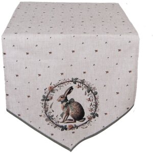Estampado de mesa Clayre & Eef NLE65 50x160 cm Beige...