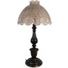 Lámpara de mesa Clayre & Eef 5LMC0055 Negro-Gris Ø41x75cm E27 max 60W