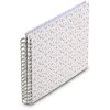 Álbum espiral floral Hama, 28x24 cm, 50 páginas blancas, neutro