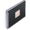 Álbum espiral Fine Art Hama 24x17 cm 50 páginas blancas New Black