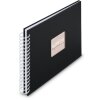 Álbum espiral Fine Art Hama 28x24 cm 50 páginas New Black