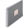 Álbum espiral Fine Art Hama 28x24 cm 50 páginas gris piedra