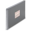 Álbum espiral Fine Art Hama 36x32 cm 50 páginas tono gris piedra