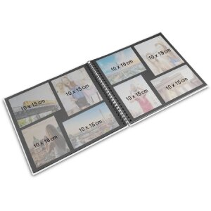 Álbum espiral Fine Art Hama 36x32 cm 50 páginas gris piedra