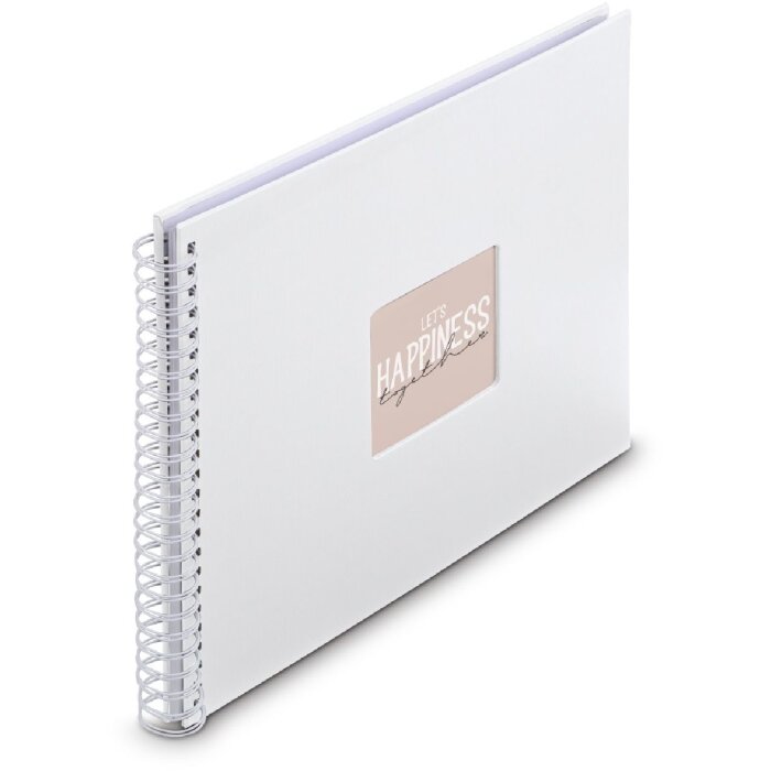 Álbum espiral Fine Art Hama 36x32 cm 50 páginas blancas Blanco