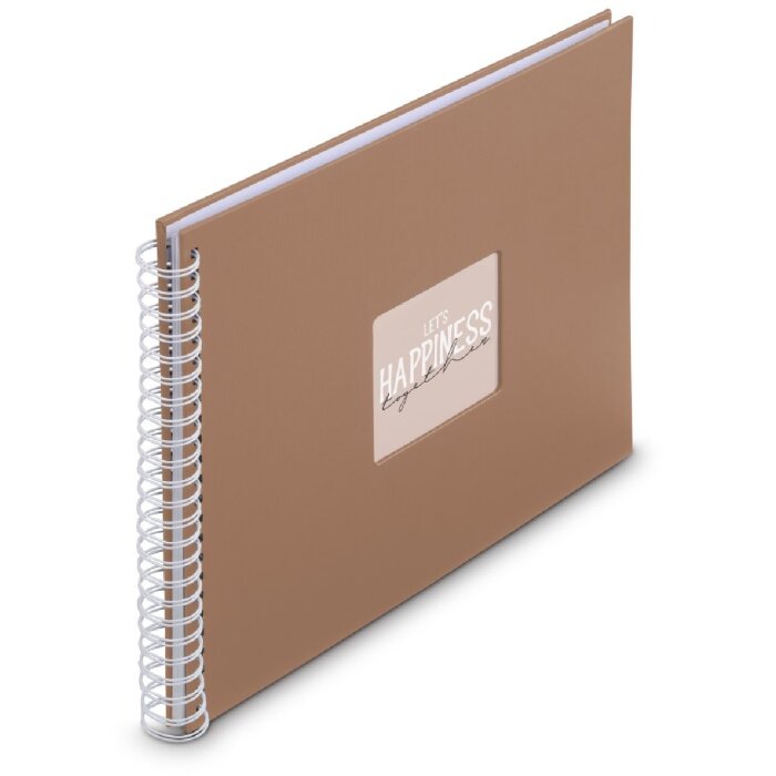 Álbum espiral Fine Art Hama 36x32 cm 50 páginas tono Mousse