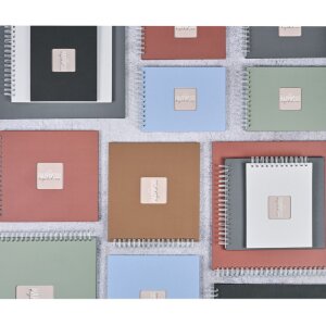 Álbum espiral Fine Art Hama 36x32 cm 50 páginas Terra