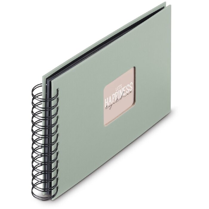 Álbum de espiral Fine Art Hama 24x17 cm 50 páginas color salvia