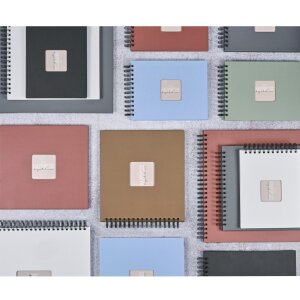 Álbum de espiral Fine Art Hama 24x17 cm 50 páginas color salvia