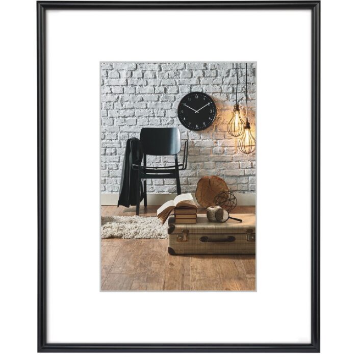 Marco de fotos de plástico Sevilla Negro 60 x 80 cm