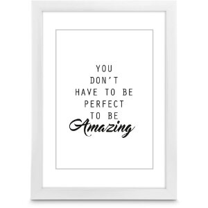 Marco de fotos de plástico Chiaro Blanco 50 x 70 cm