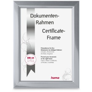 Marco de fotos Chill, plata, 21 x 29,7 cm, formato DIN A4