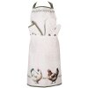 Delantal de cocina Clayre & Eef BYC41 70x85 cm Diseño de gallinas beige y verde