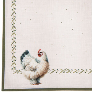 Servilletas Clayre & Eef BYC43 (6) 40x40 cm Beige-Braun