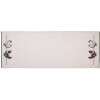 Mantel de mesa Clayre & Eef BYC64 50x140 cm con motivo de gallinas en algodón