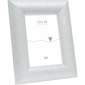 Marco de fotos de madera Deknudt S97DD7 Plata Klarglas...