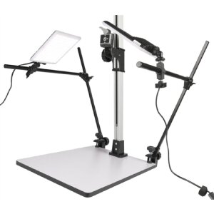 Set de estudio fotográfico StudioKing CS-105 con superficie 40x48 cm y columna 71 cm