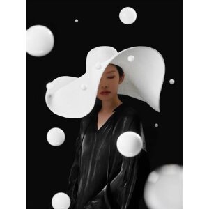 Kit de burbujas PMI con boquilla y 100 ml de fórmula – blanco, listo para usar de inmediato