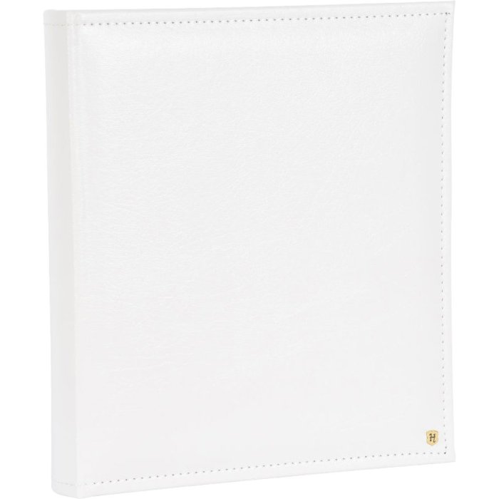 Henzo Álbum de Fotos LONZO XL blanco 30x36,5 cm 80 páginas negras