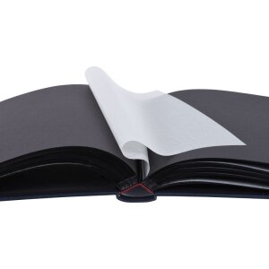 Henzo Álbum de Fotos LONZO XL 30x36,5 cm azul 80 páginas negras