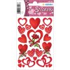 Pegatinas HERMA DECOR corazones y rosas 3 hojas
