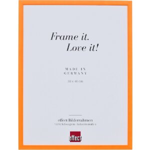 Marco de fotos de madera efecto neon naranja 40x60 cm con...