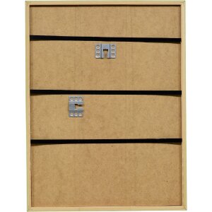 Marco de fotos de madera con perfil neongrupo 29,7x42 cm con cristal de museo acrílico