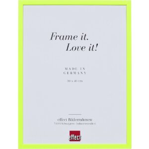 Marco de fotos de madera perfil neongelb 21x28 cm con...