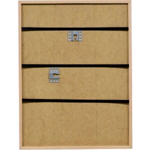 Marco de fotos de madera Effect con perfil neonrosa 28x35 cm y vidrio antirreflex