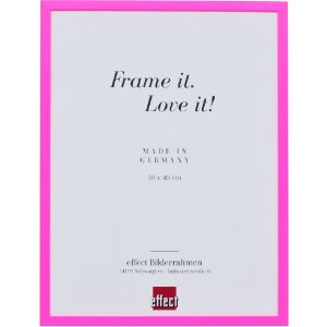 Marco de fotos de madera Profil neonpink 18x32 cm con...