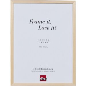 Marco de fotos de madera Effect Profil 2499-1827-56 natur 18x27 cm con vidrio museo