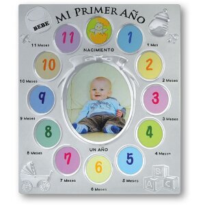 ZEP Baby Photo Gallery 12 meses Español plata...