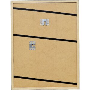 Marco de fotos de madera Efecto Profil 2440 Negro 18x32 cm con vidrio de museo acrílico